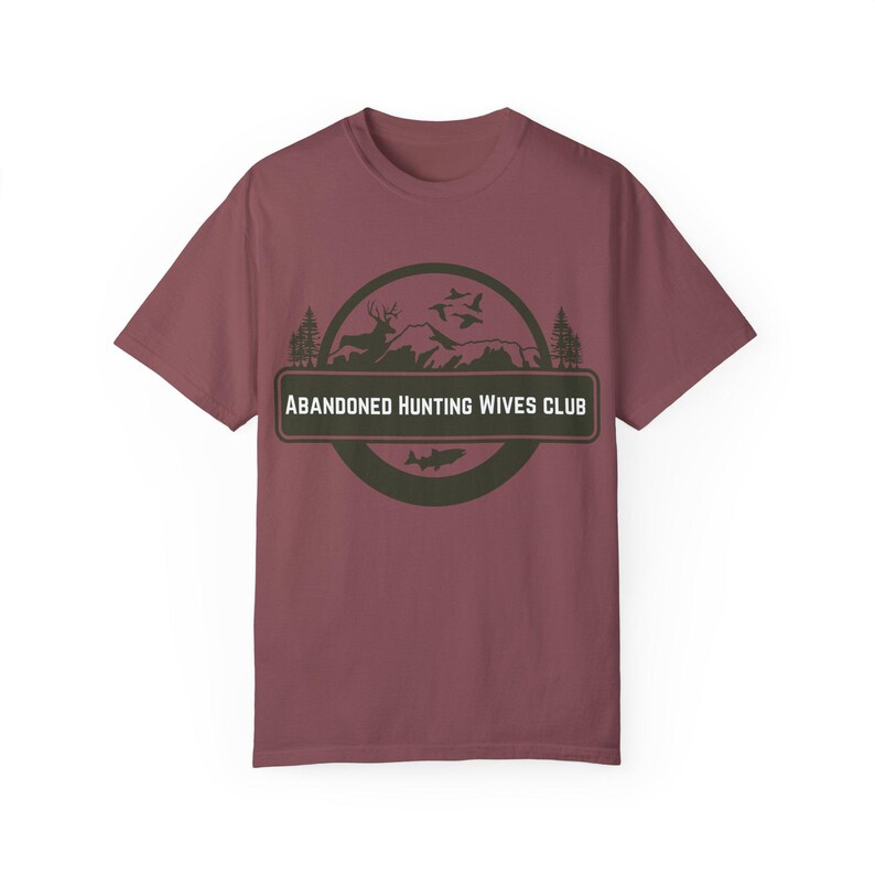 Hunting Wives Club T-shirt, Outdoor Apparel, Funny Hunting Shirt, Gift for Hunter, Camouflage Tee, Huntress Clothing image 3