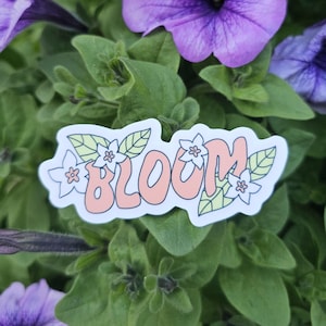 Blüte Aufkleber Hoya Blume Geschenk für Pflanzenliebhaber Pflanze Mutter Zimmerpflanze Aufkleber Kindle Zubehör Wasserflasche Aufkleber