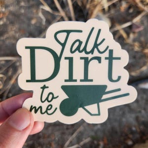 Gartenarbeit Geschenk Lustige Aufkleber Schmutz Pflanze Liebhaber Geschenk Pflanze Mutter Geschenk für Gärtner Pflanze Aufkleber
