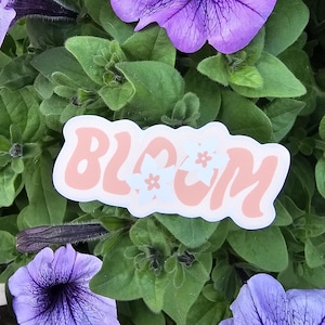 Blüte Aufkleber Hoya Blume Geschenk für Pflanzenliebhaber Pflanze Mutter Zimmerpflanze Aufkleber Kindle Zubehör Wasserflasche Aufkleber