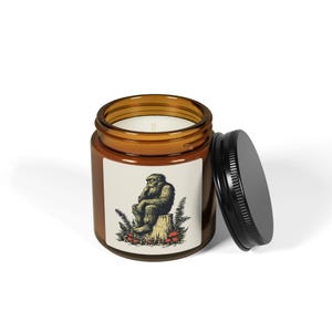 Sasquatch Artisan Scented Soy Candle - Cozy Ambiance, Nature Lover Gift, Home Fragrance, Eco-Friendly Decor, Relaxation, Rustic Charm