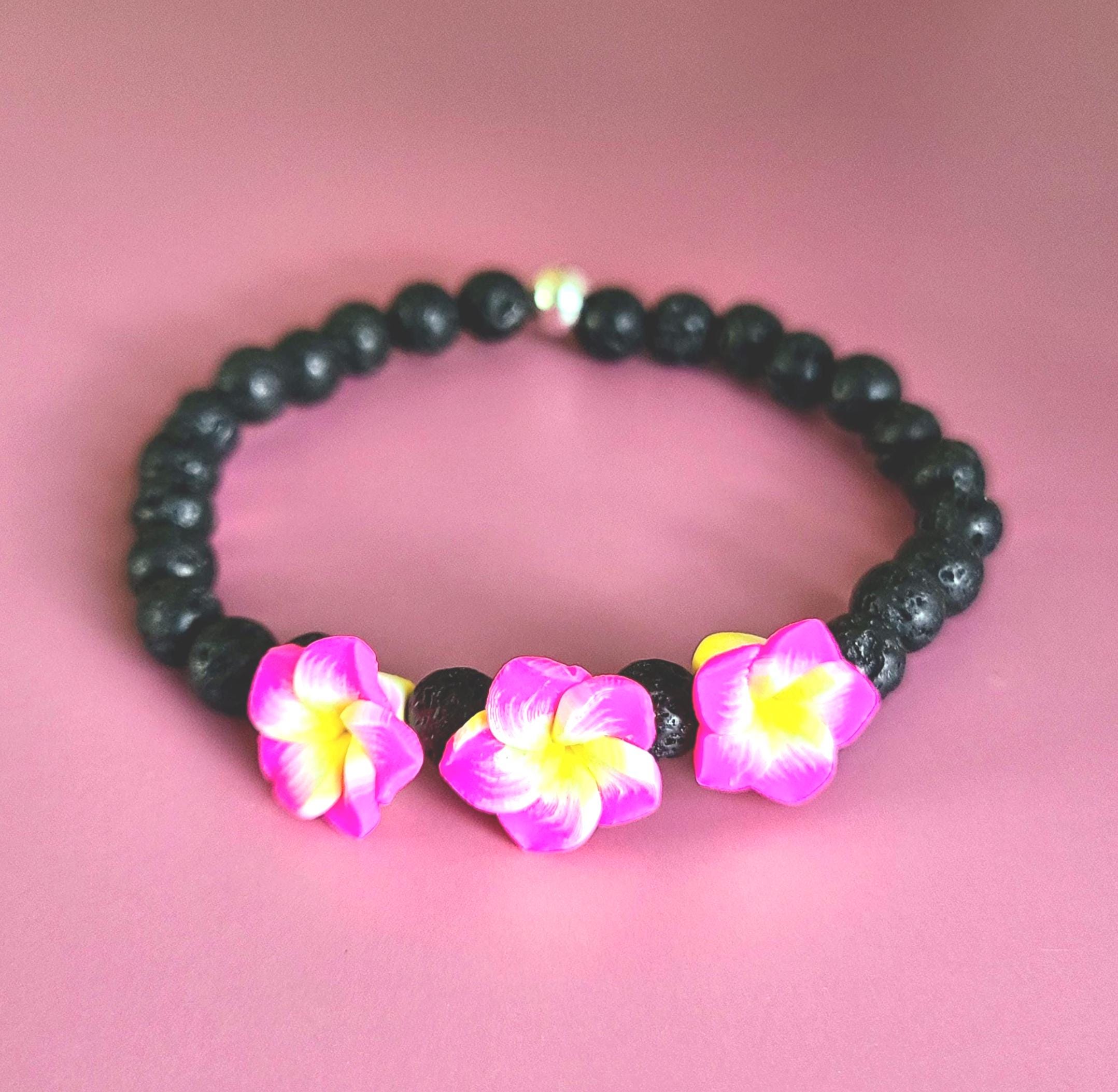 Hawaiian flower bracelet - Etsy 日本