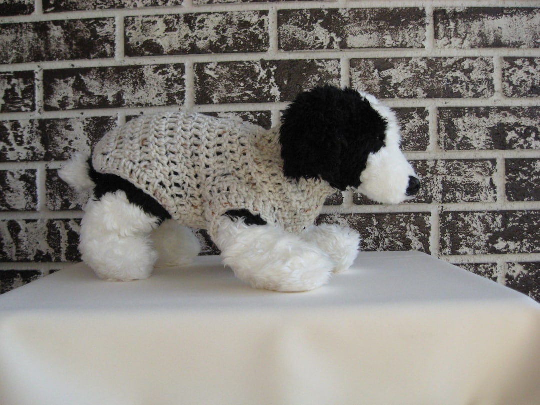 Xs dog sweater small dog sweater aran fleck color dog Etsy.de