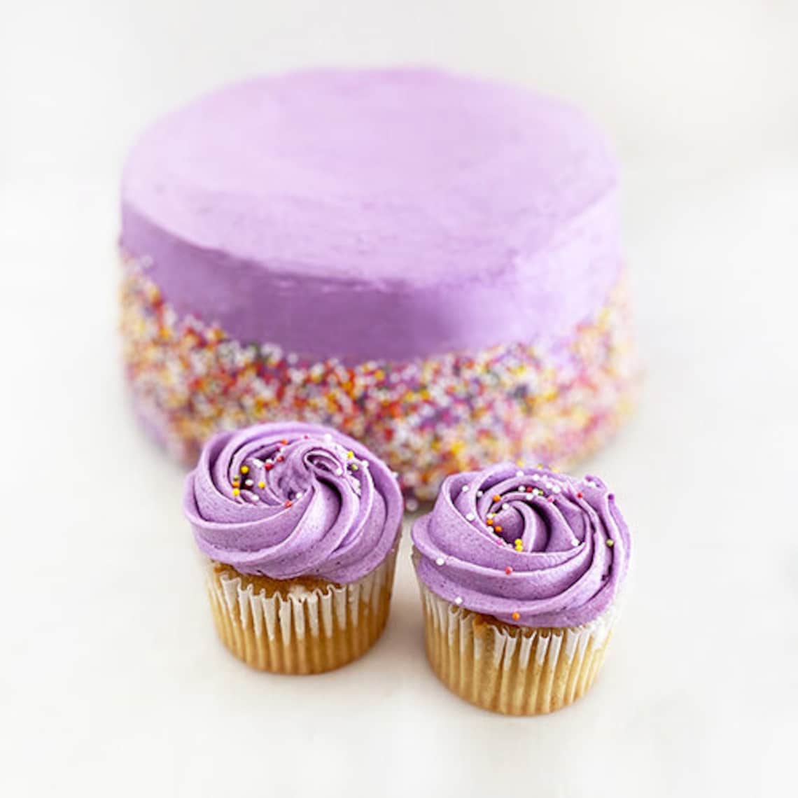 Natural Purple Frosting Color Natural Frosting Color With Sprinkles