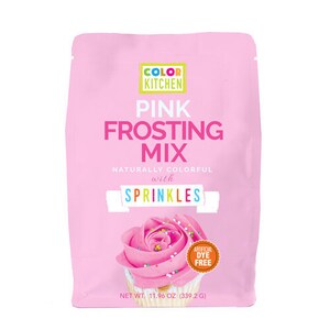 Natural Pink Frosting Color | Natural Frosting Color with Sprinkles |  Birthday Cake |  Cake Decorating Kit  |  Cake Kit