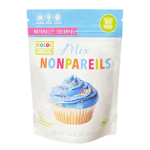 Natürliche Nonpareil Streuer |  Nonpareil Streugut Mix |  Konfetti Streusel | Streusel Mix