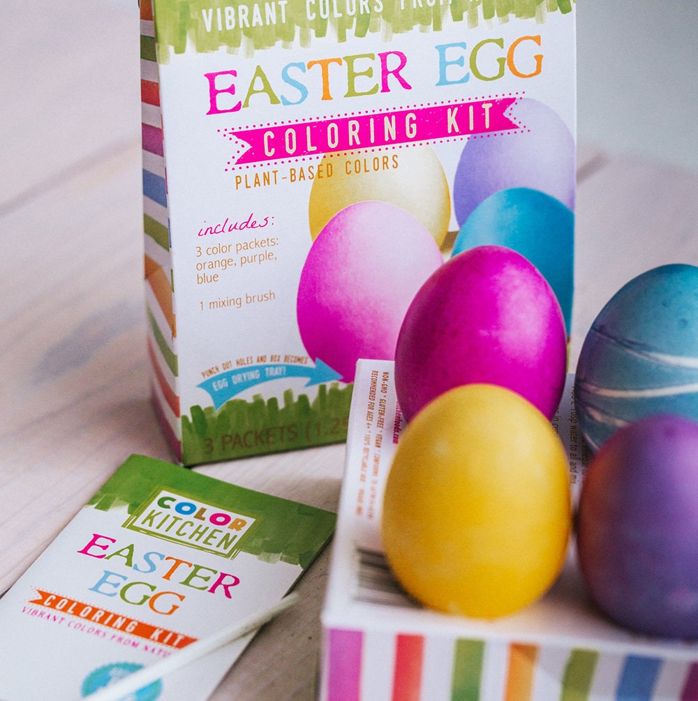 Natural Easter Egg Kit & Paint Set COMBO | Color Kitchen