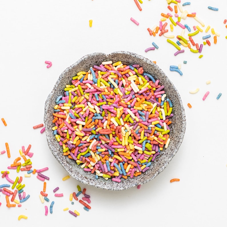 Bulk Natural Rainbow Sprinkles Rainbow Sprinkle Mix Natural Rainbow
