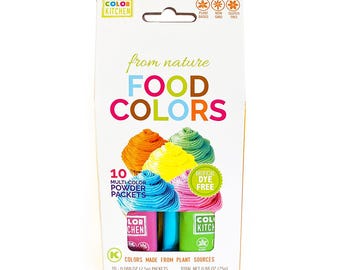 Natural Colors Kit | Natural Food Coloring | Cake Decorating | Colorful Frosting | Cake Frosting |  Decorate Kit
