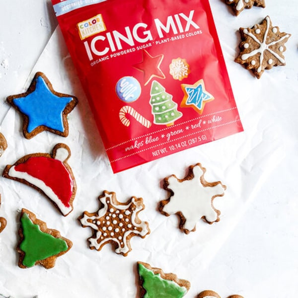 Holiday Icing Kit  |  Natural Food Colors  |  Christmas Cookie Decorating Kit  |  Christmas Baking |  Hanukkah Cookie Decorating Kit