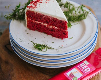 Natural Red Velvet Color |  Red Velvet Food Color | Natural Food Coloring | Holiday Cupcakes  |  Food Dye  |  Natural Red Food Dye
