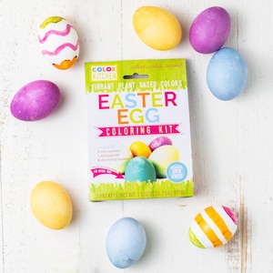 Kit para teñir huevos de Pascua de forma natural / Kit para teñir huevos de Pascua de forma natural / Tinte natural para huevos / Huevos de Pascua / Canasta de Pascua / Kit para hacer uno mismo / Tinte para huevos