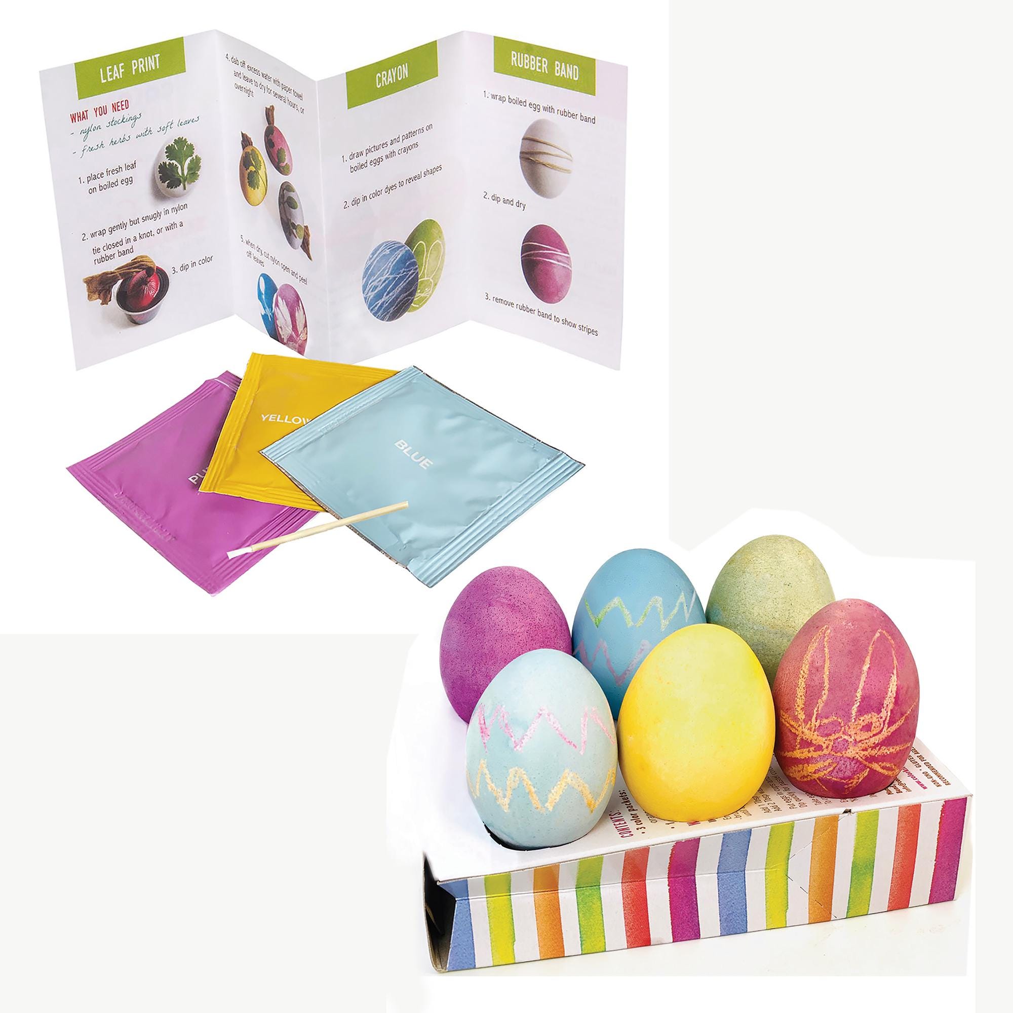 COMBO Natural Easter Egg Coloring & Paint Kit | Easter Egg Dye Kit ...