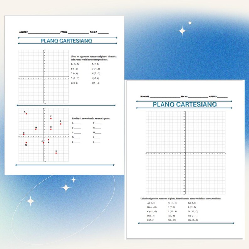Cartesian Plane - Etsy