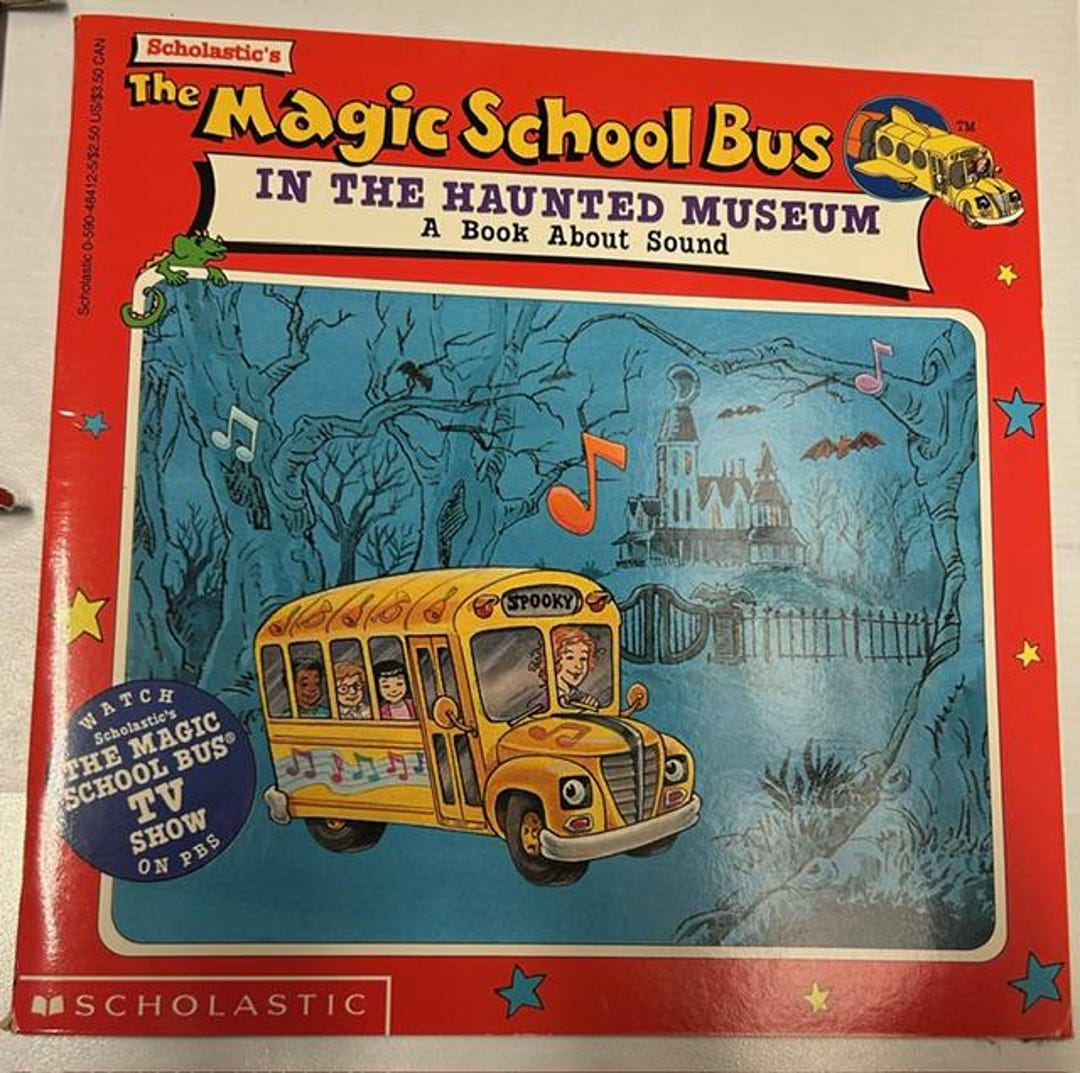Magic School Bus - in the Haunted Museum - Etsy