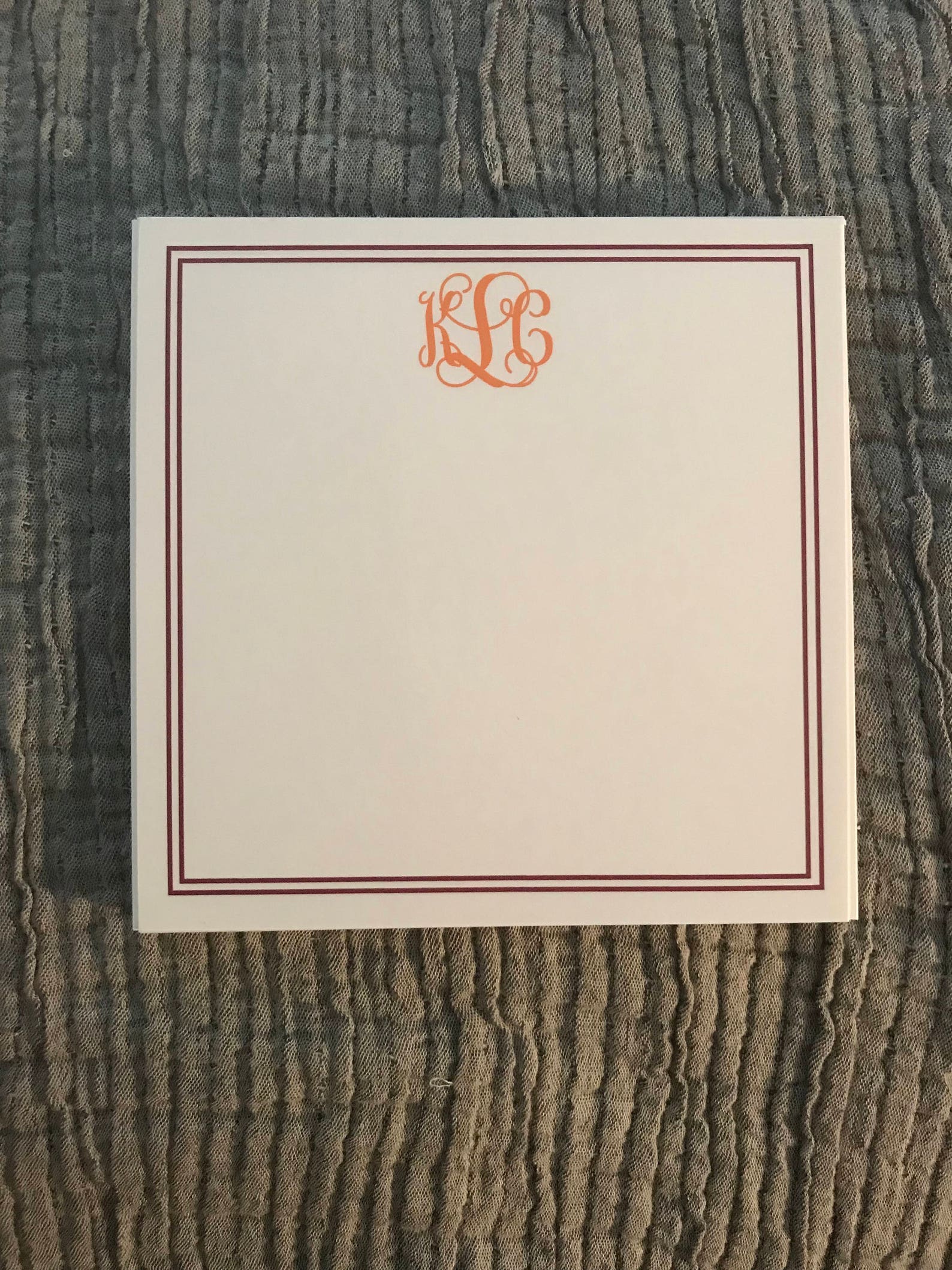 Personalized Notepad Etsy