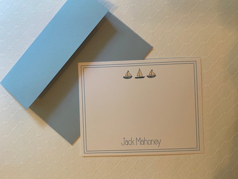 Personalized Little Boy's Stationary Etsy