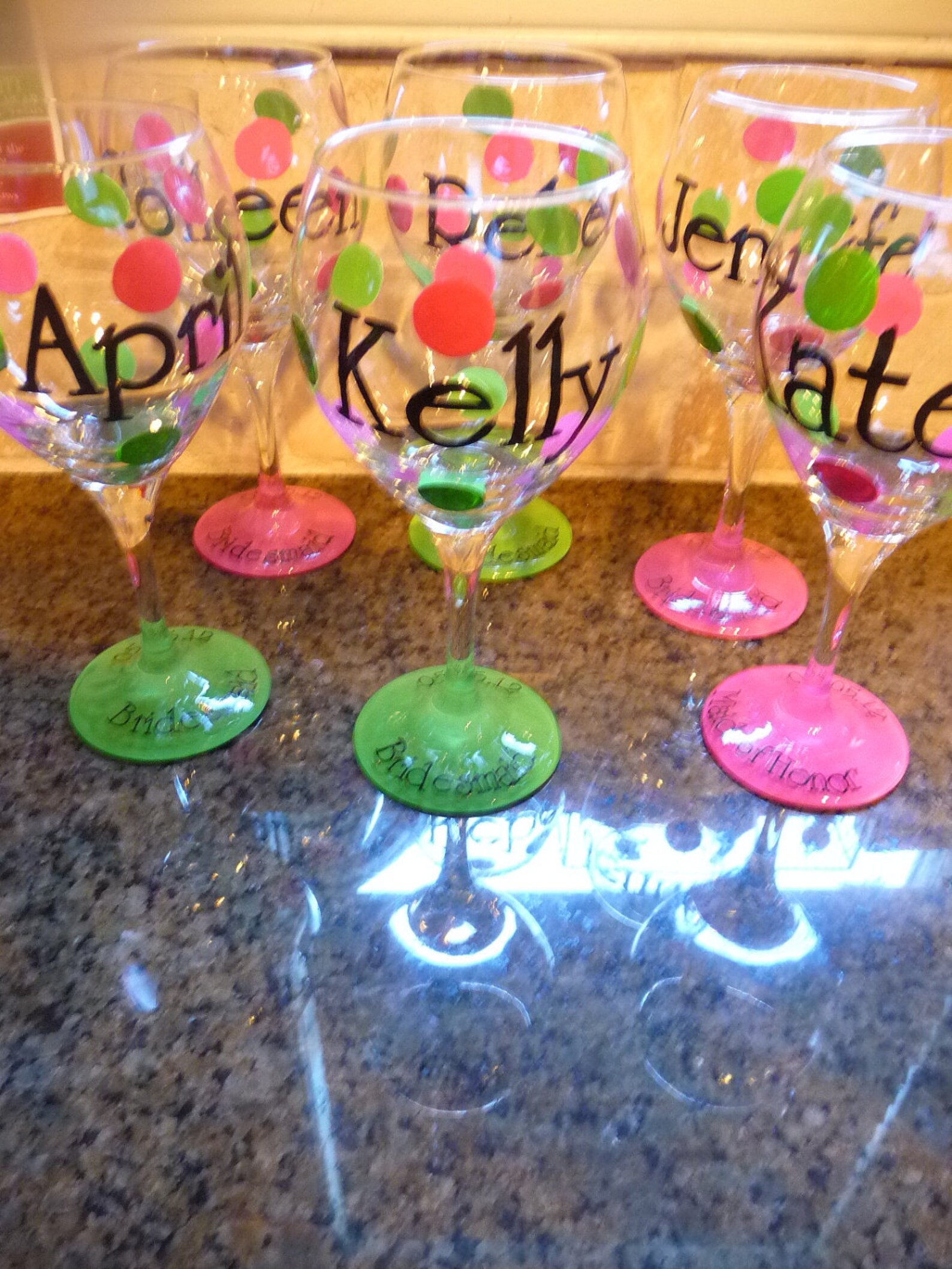 Handpainted and Personalized Wine Glasses Pilsner Glasses Etsy