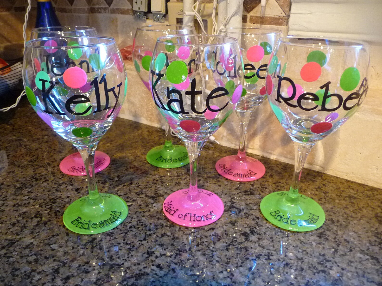 Handpainted and Personalized Wine Glasses Pilsner Glasses Etsy