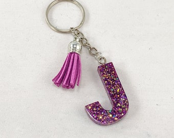Letter J Keychain Etsy letter j keychain etsy