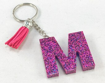 m letter key chains