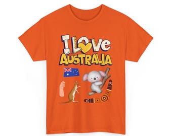 オーストラリア大好きTシャツ – オーストラリアの象徴的なコアラ 