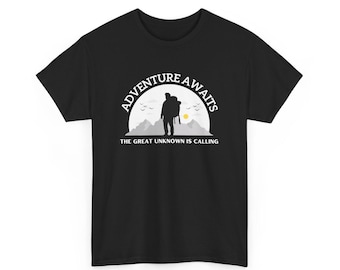 Adventure Awaits Hiking T-Shirt | Explore the Outdoors in Style
