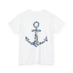 Nautical Anchor T-Shirt | Maritime Symbols Design