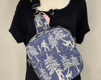 Friends of Bigfoot Convertible Pebble Bag