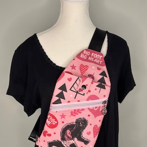 Big Foot & Big Heart Mini Sling Bag