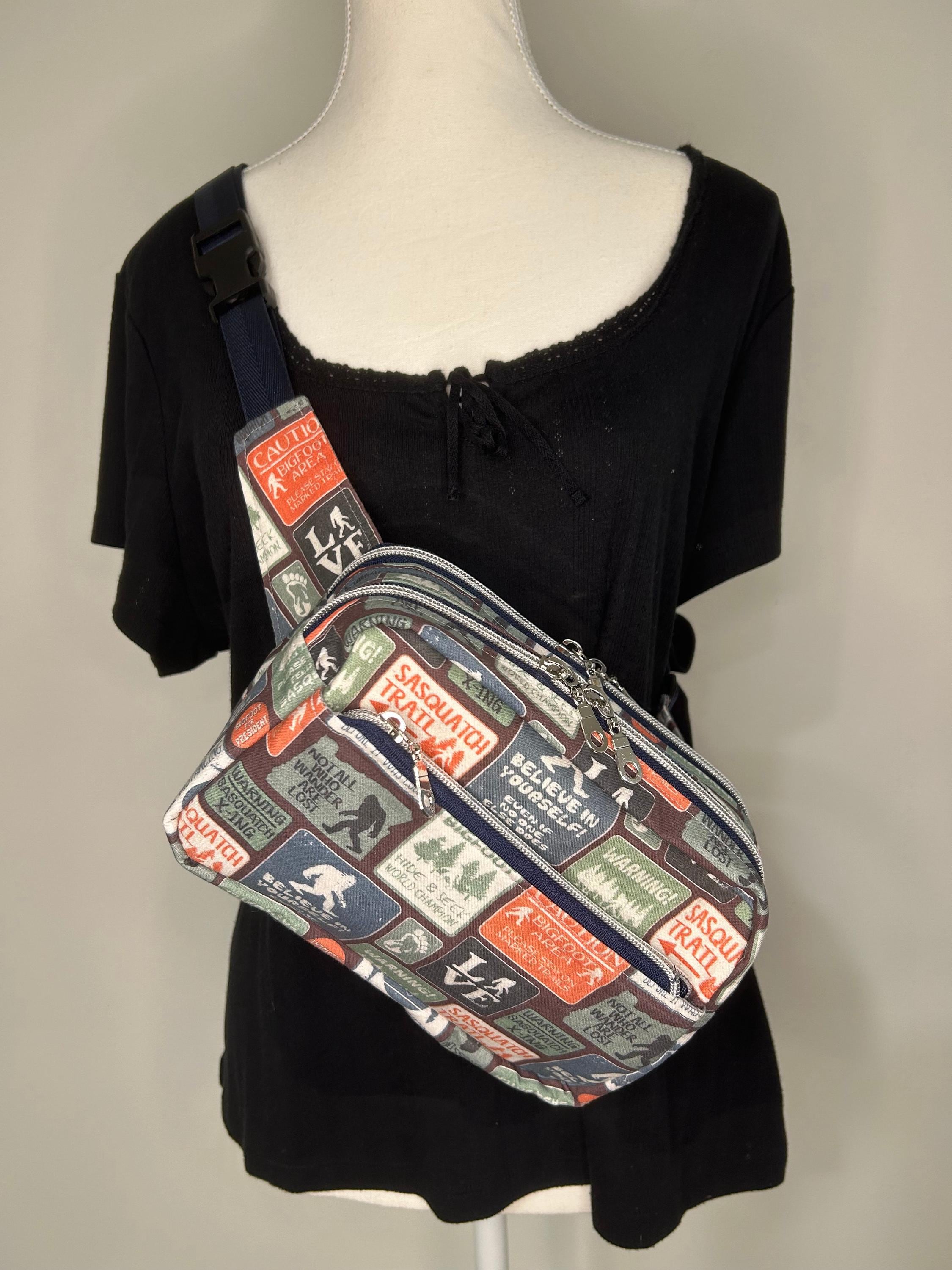 Bigfoot Concealed Carry Double Compartment Sling|Waist Bag