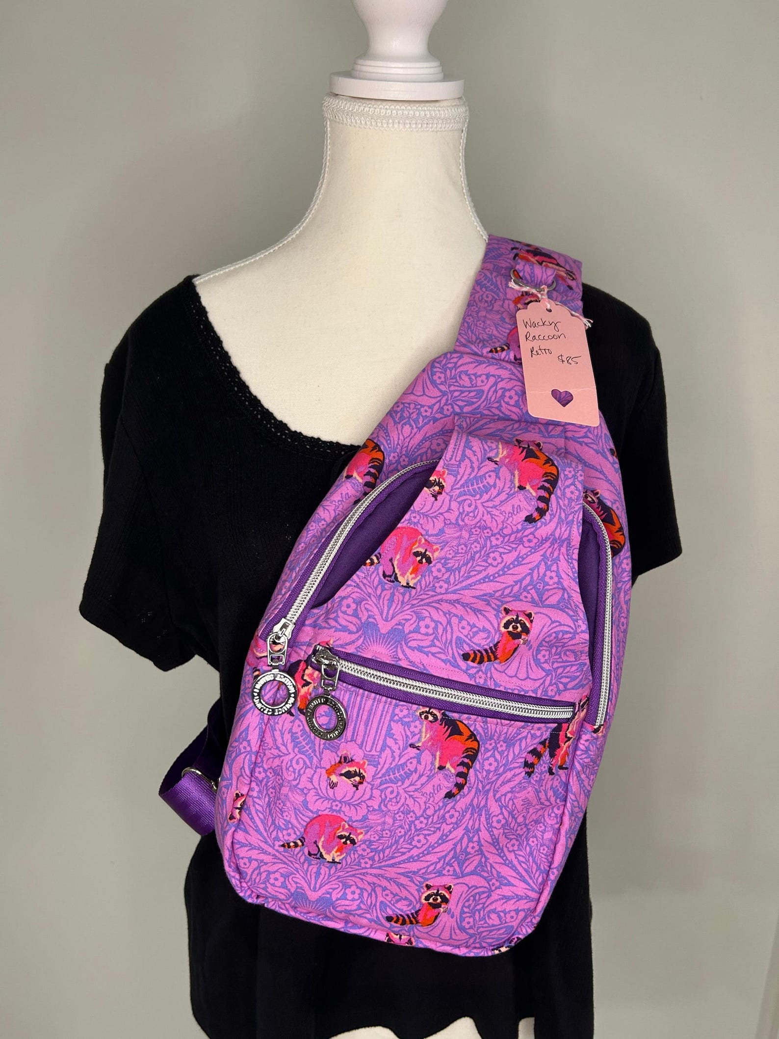 Wacky Raccoon’s Retro Sling Bag - Etsy