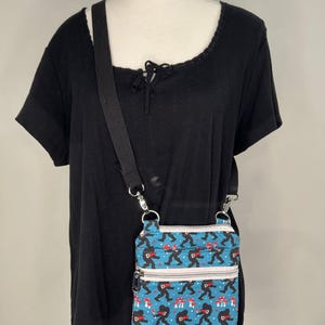 Bigfoot Mushroom Gnome Crossbody Bag