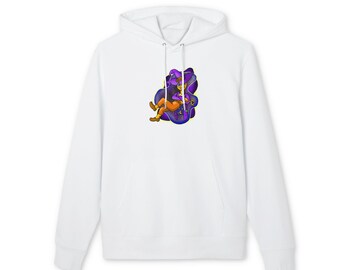 DeFun Design Wearable Art:  Hoodie PUMKIN WIZ