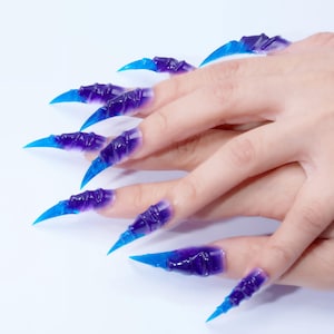 Sky Rending 3D Press On Nails | Fox Nails | Dragon Claw Nails | Cat Nails | Animal Claw Nails | Wolf Claw Nails | Eagle Nails | Demon Nails