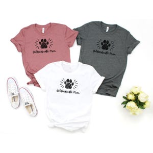 Chemise pour chien Goldendoodle, t-shirt à manches courtes en jersey unisexe pour maman chien, t-shirt pour maman chien, cadeau pour amoureux des chiens, chemise de propriétaire de chien
