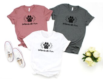 Goldendoodle Dog Shirt, Dog Mom Unisex Jersey Short Sleeve Tee, Dog Mom Tee, Dog Lover Gift, Dog Owner Shirt