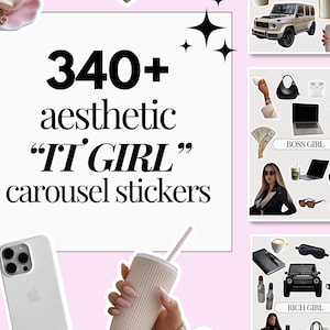 Aesthetic Instagram Stickers, Viral Instagram Stickers, Instagram Carousel Stickers, Carousel Stickers on Instagram, Trendy Carousel Sticker