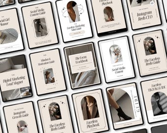 Paquete de productos digitales con 22 MRR, MRR de productos digitales, Derechos de reventa maestra de productos digitales, Marketing digital sin rostro, Marketing sin rostro