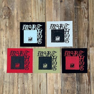 Wrattenzwijn - gevangenis - canvas patch