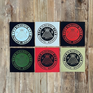 Paranoico - PNDFTW NWOBHM Pirámide - Parche de lienzo