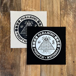 Paranoid - PNDFTW NWOBHM Pyramid - Canvas Patch