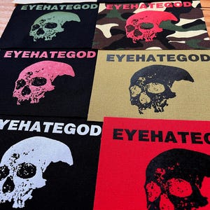 Eyehategod - Logo z czaszką - Naszywka z płótna
