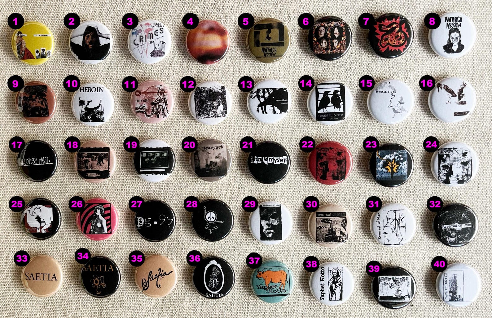 Emo Button Example Post-hardcore - Screamo - Emo - Indie - 1