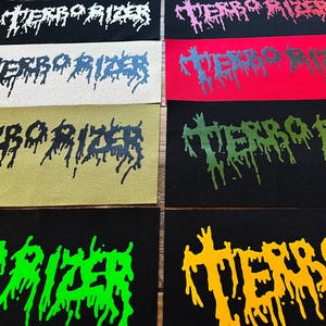 Terrorizer - Logo - Large Canvas Patch