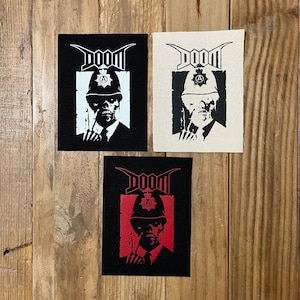 Doom - Police Bastard - Skull - Canvas Patch