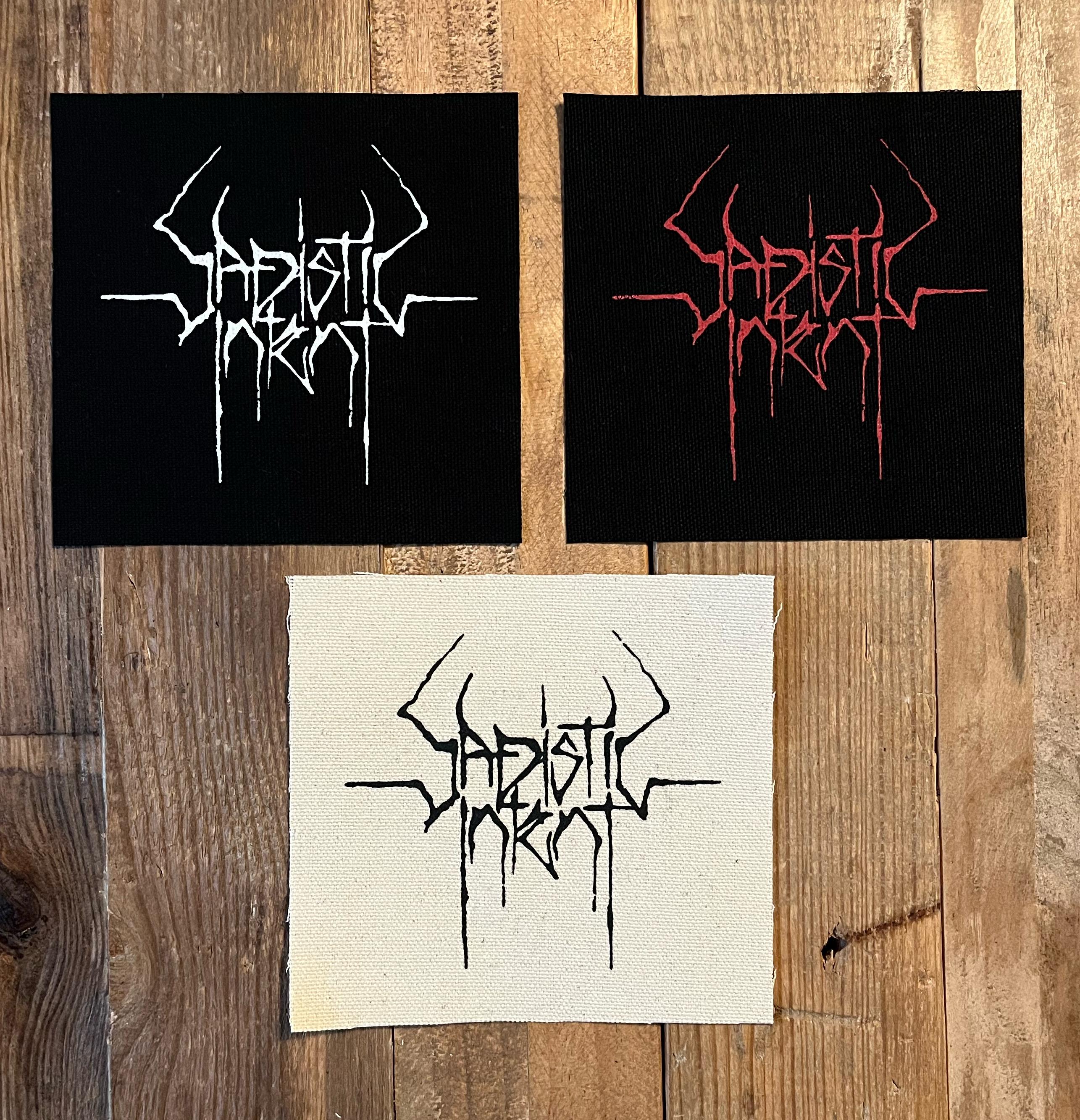 Sadistic Intent - Logo - Canvas Patch - Etsy
