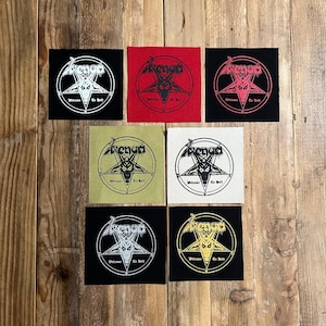 Venom - Welcome to Hell - canvas patch