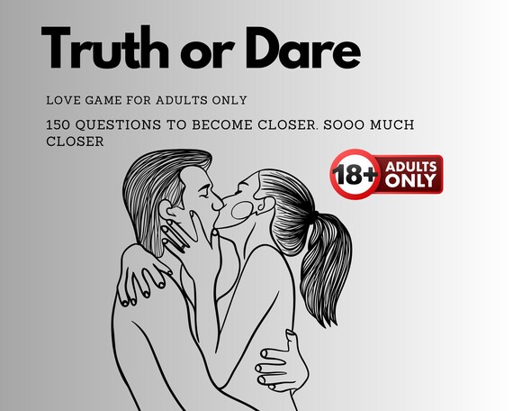 Couples Truth or Dare | For Adults only | Love Games | Foreplay Game | Adult Cards | Digital Download | Printable Card Games