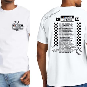 2025 Nascar Schedule Shirts